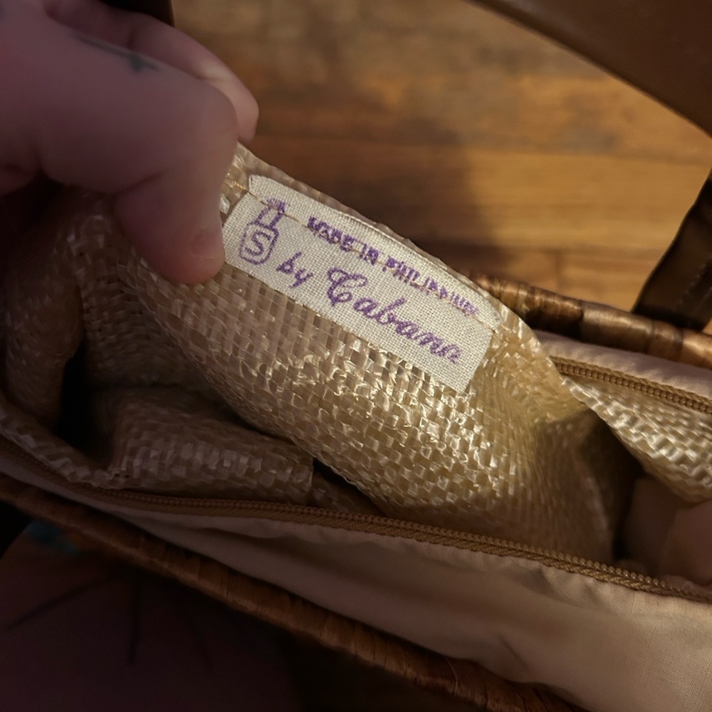 Tan Woven Women's Bag